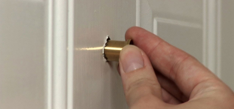 peephole door repair in Norwalk